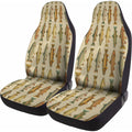 Trout Fishing Car Seat Covers – Set of 2, Universal Fit