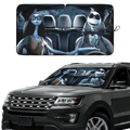 Ghost Doll Car Windshield Sun Shade – Foldable UV Heat Shield
