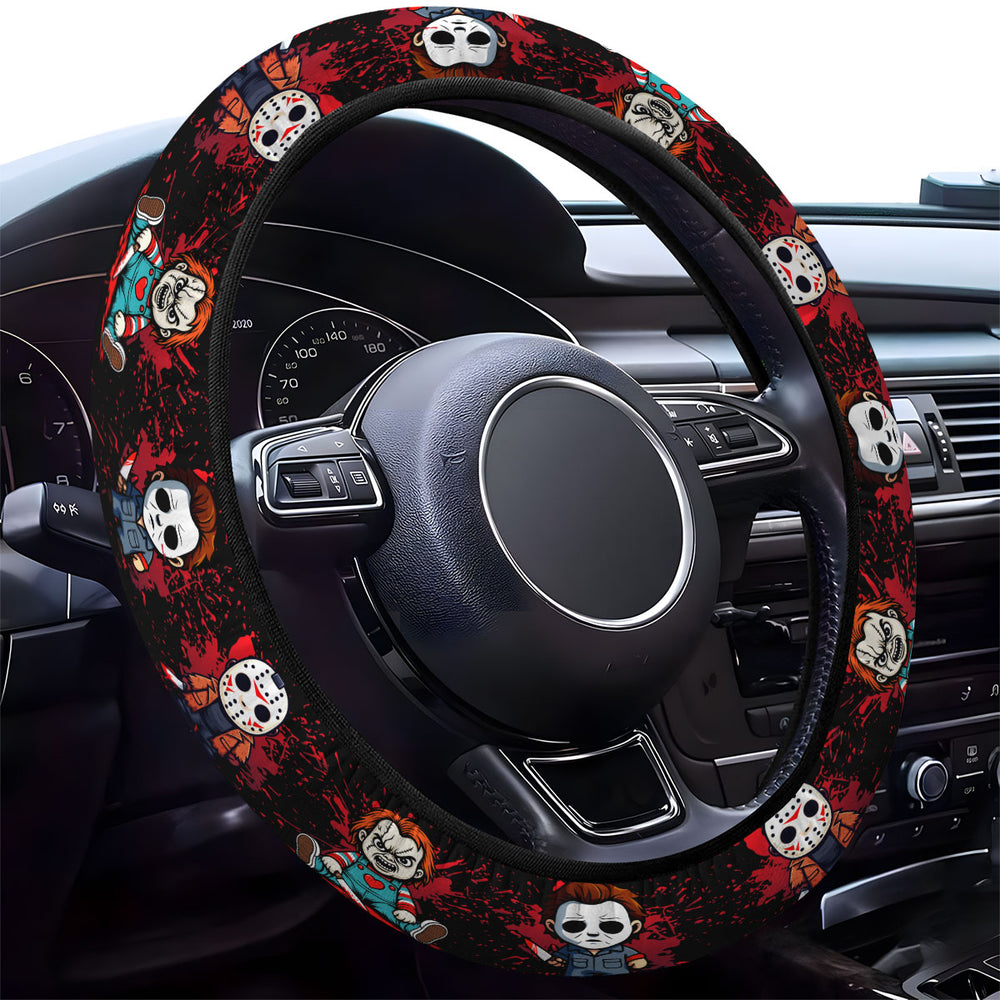 Horror Steering Wheel Cover – Universal 15 in