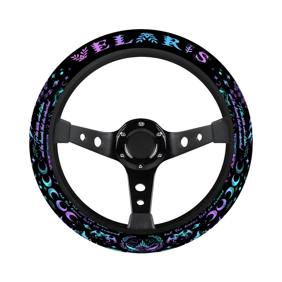 Fae Court Steering Wheel Cover – Universal 15 in