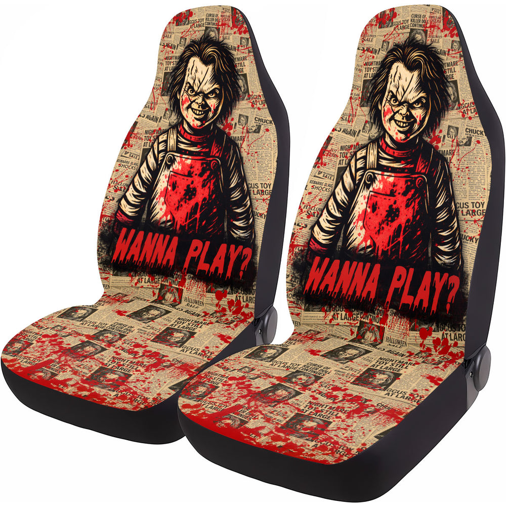 Horror Car Seat Covers – Set of 2, Universal Fit