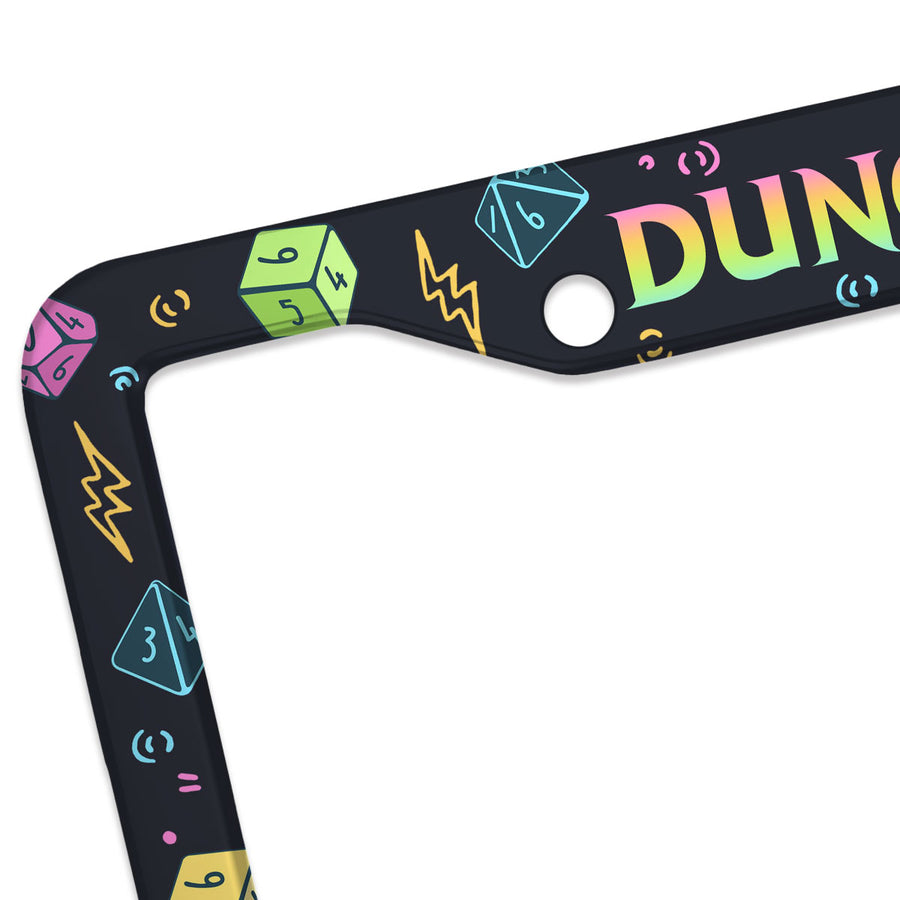 Tabletop RPG License Plate Frame – Fits Standard US Plates