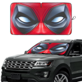 Funny Red Eyes Car Windshield Sun Shade – Foldable UV Heat Shield