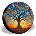 Colorful Tree Spare Tire Cover – Universal Fit
