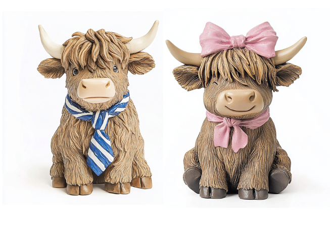 Highland Cow Car Air Freshener (2-Pack)