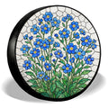 Floral Pattern Spare Tire Cover – Universal Fit