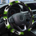 Green Horror Sack Steering Wheel Cover – Universal 15 in