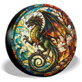 Colorful Dragon Spare Tire Cover – Universal Fit