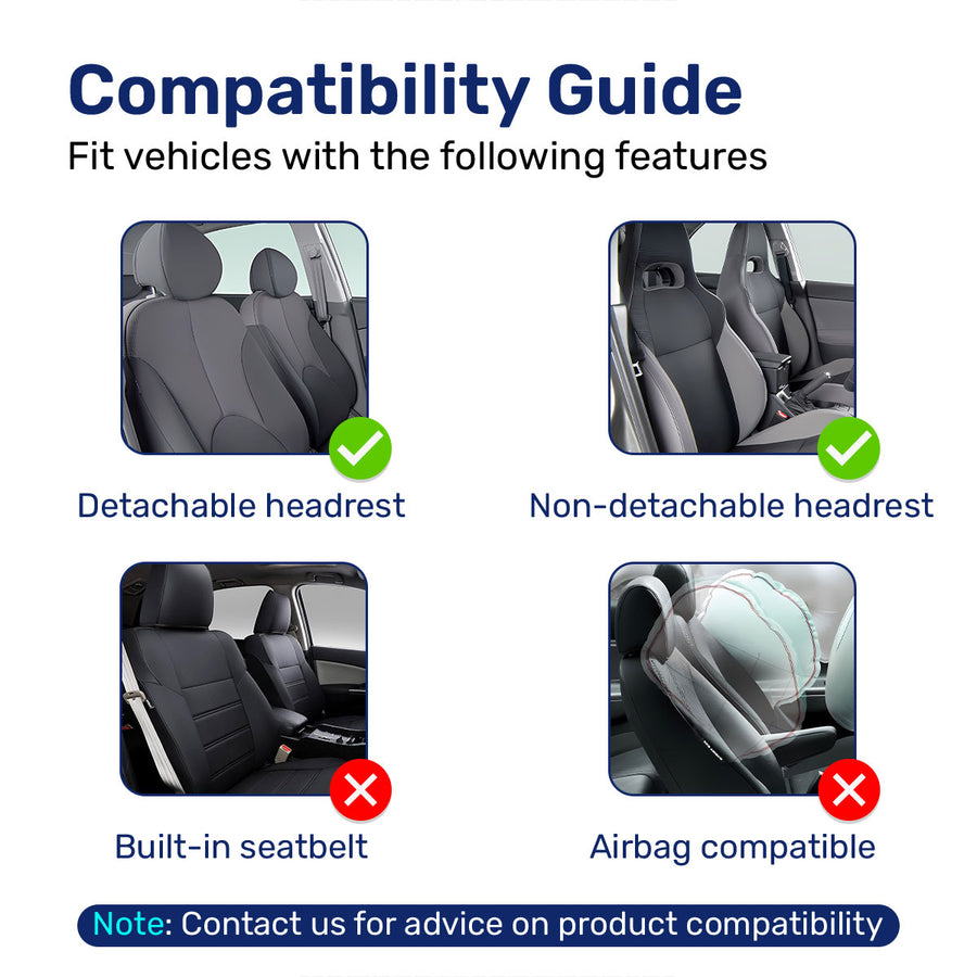 Spooky Skeleton Car Seat Covers – Set of 2, Universal Fit