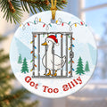 Silly Goose Ceramic Christmas Ornament 2026