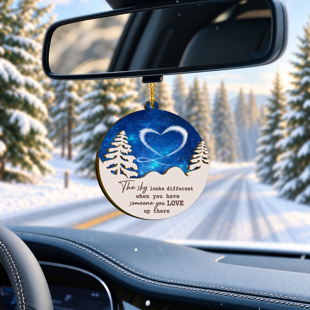 Memorial Sky 2-Layer Wooden Christmas Ornament 2026
