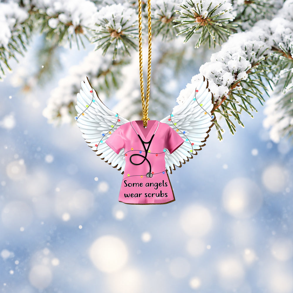 Nurse Wooden Christmas Ornament 2026