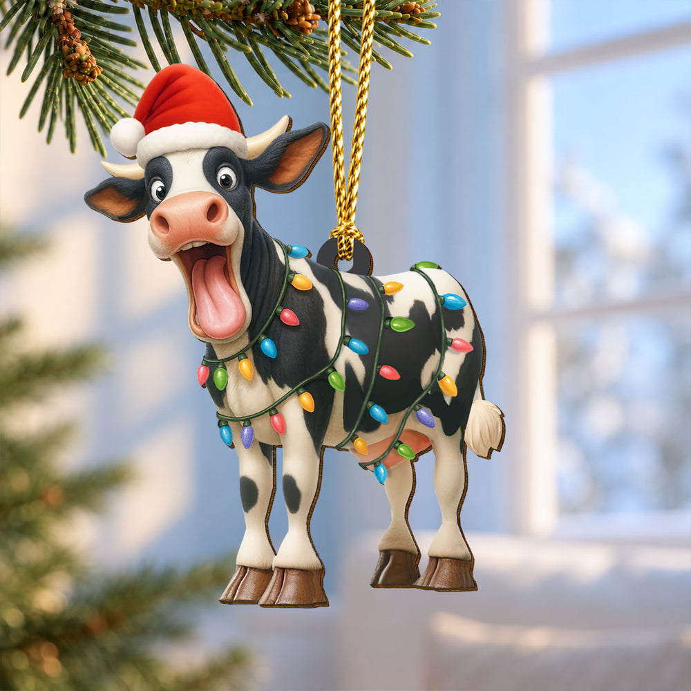 Dairy Cow – Wooden Christmas Ornament