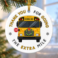 School Bus Driver Ceramic Christmas Ornament 2026