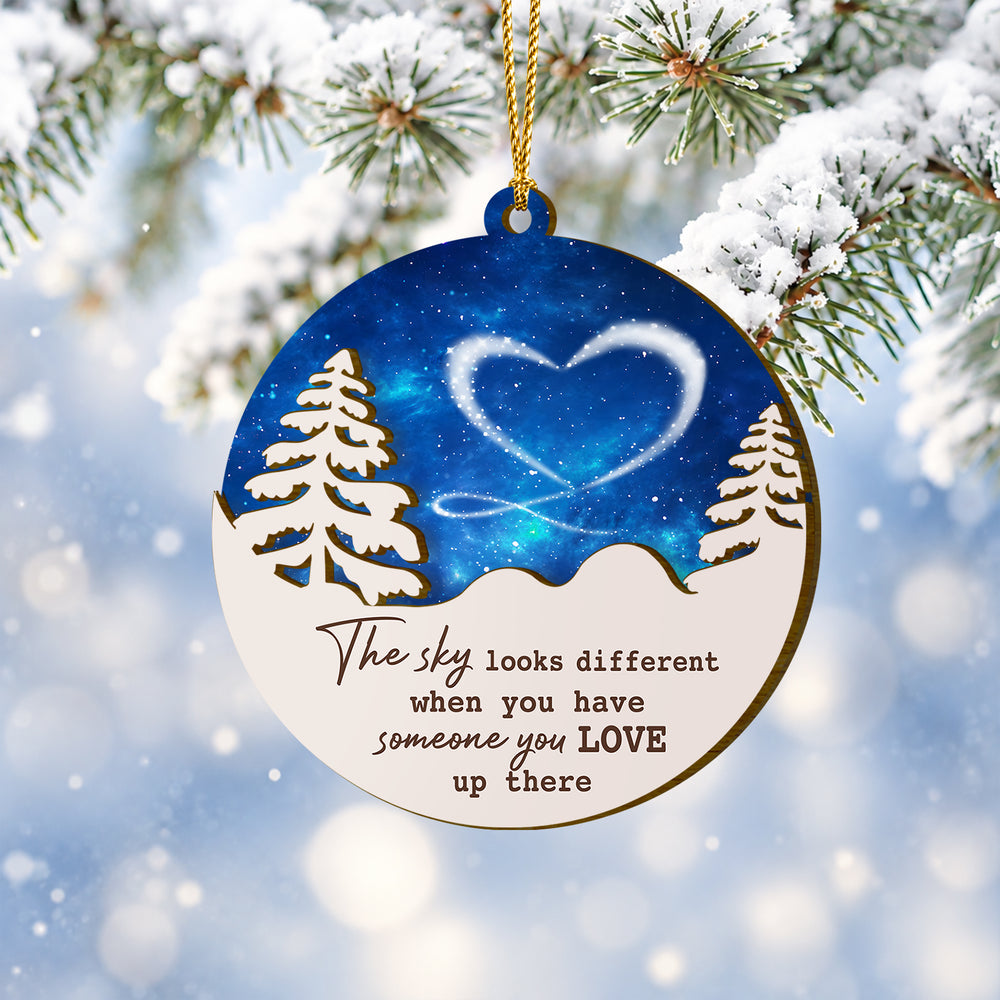 Memorial Sky 2-Layer Wooden Christmas Ornament 2026