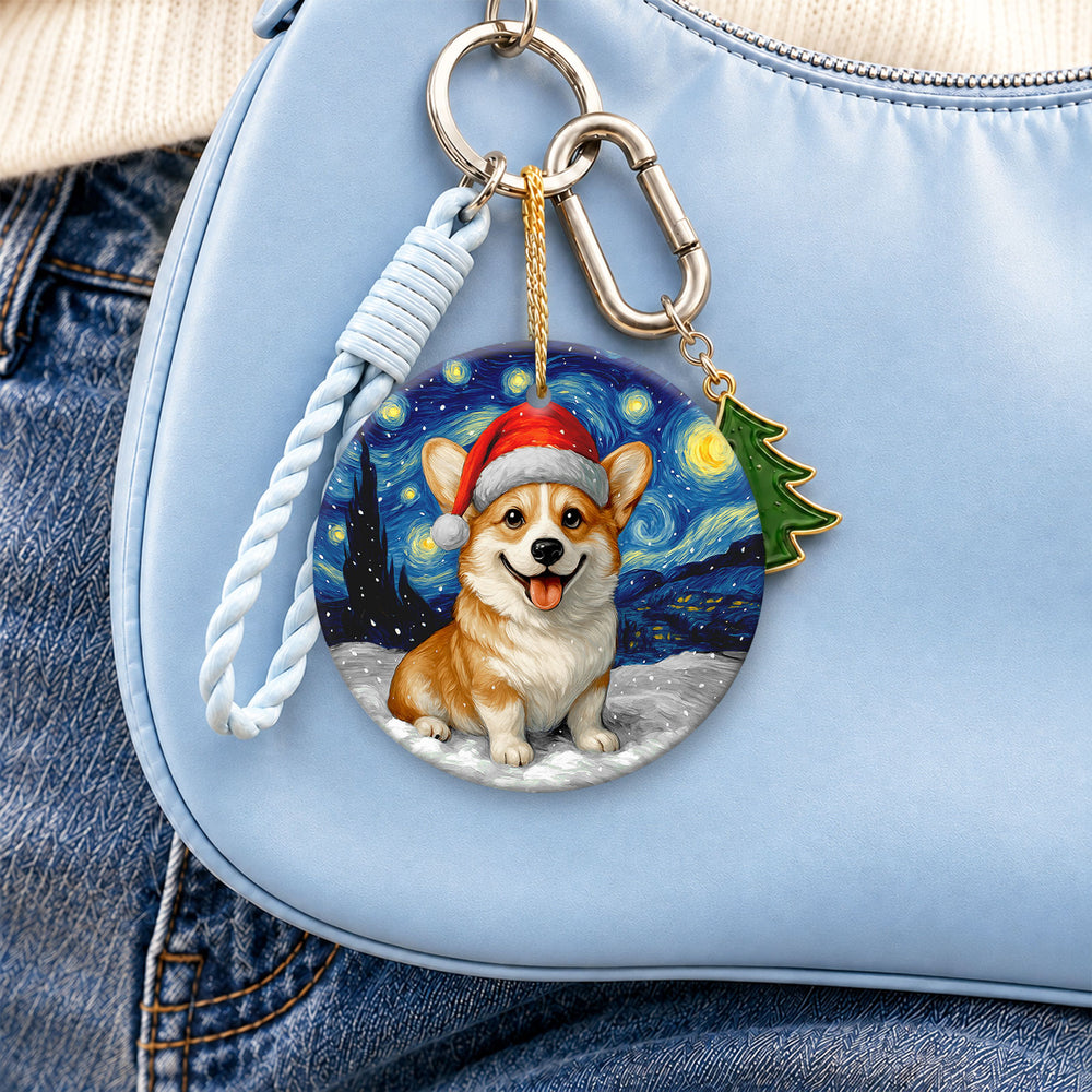Corgi Ceramic Christmas Ornament 2026