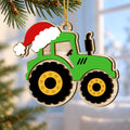 Tractor 2-Layer Wooden Christmas Ornament 2026