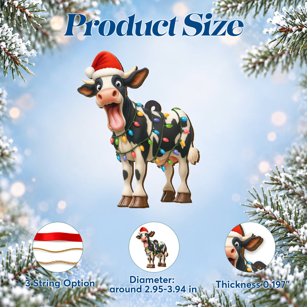 Dairy Cow – Wooden Christmas Ornament