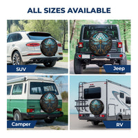 Blue Dragonfly Spare Tire Cover – Universal Fit