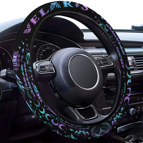 Fae Court Steering Wheel Cover – Universal 15 in
