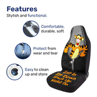 Funny Tiger Car Seat Covers – Set of 2, Universal Fit