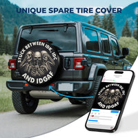 Skull Scary Spare Tire Cover – Universal Fit