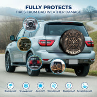 Viking Wolf Spare Tire Cover – Universal Fit