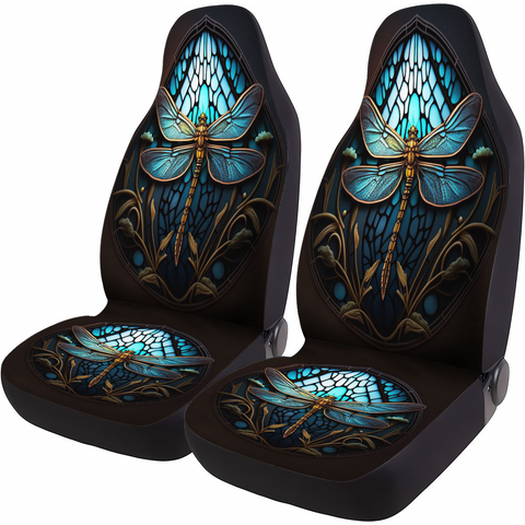 Dragonfly Car Seat Covers – Set of 2, Universal Fit