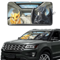 Dragon Rider Bookish Car Windshield Sun Shade – Foldable UV Heat Shield