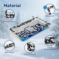 Spooky Skeleton License Plate Frame – Fits Standard US Plates