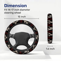 Horror Slasher Steering Wheel Cover – Universal 15 in