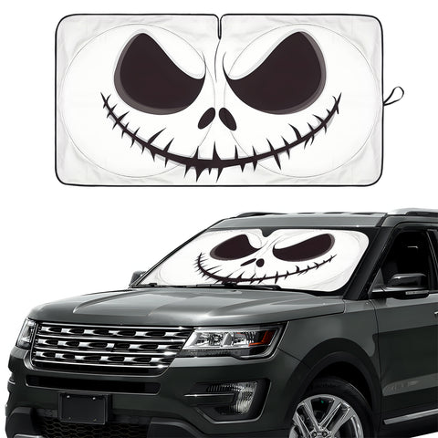 Funny Car Windshield Sun Shade – Foldable UV Heat Shield
