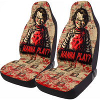 Horror Car Seat Covers – Set of 2, Universal Fit