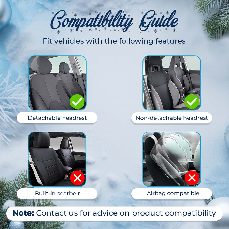 Galaxy Car Seat Covers – Set of 2, Universal Fit