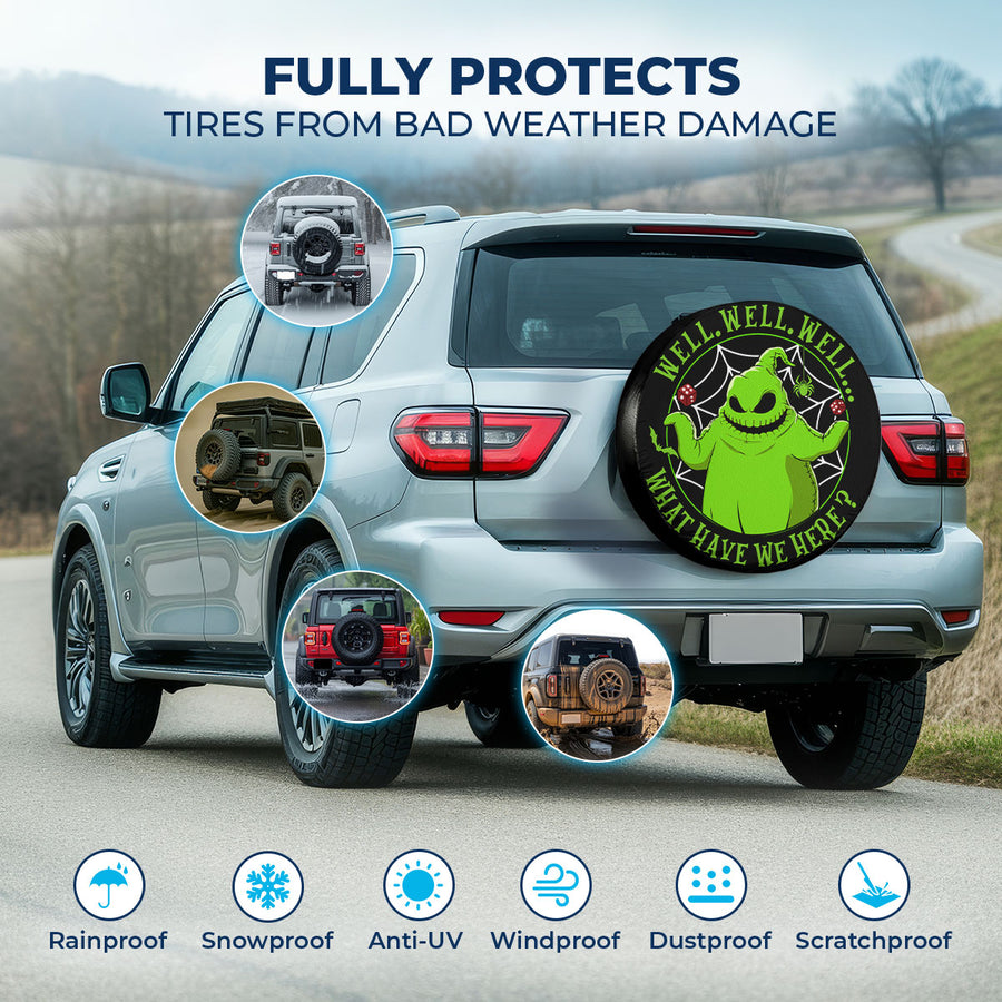 Horror Spare Tire Cover – Universal Fit