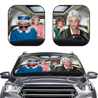 Girls Car Windshield Sun Shade – Foldable UV Heat Shield