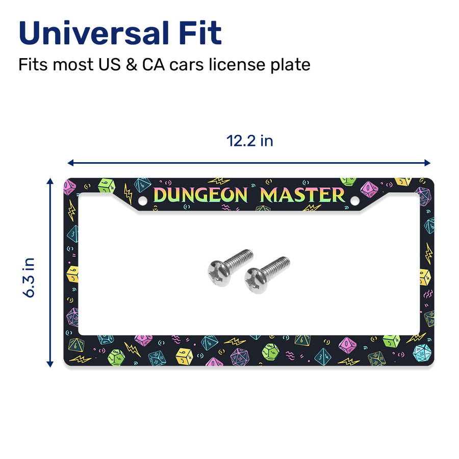 Tabletop RPG License Plate Frame – Fits Standard US Plates