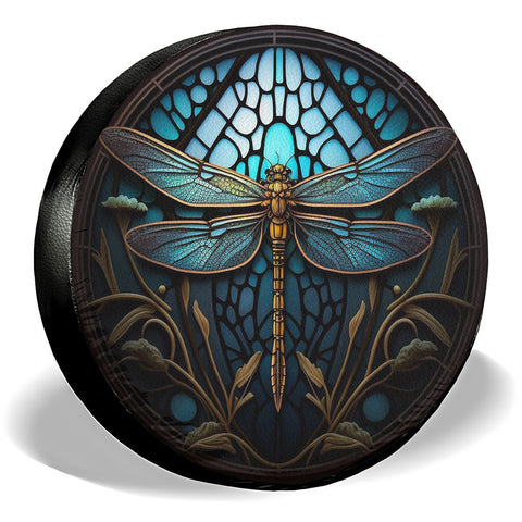 Blue Dragonfly Spare Tire Cover – Universal Fit