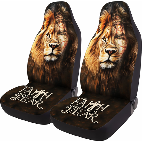 Lion Of Judah Car Seat Covers – Set of 2, Universal Fit