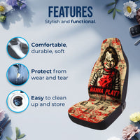 Horror Car Seat Covers – Set of 2, Universal Fit