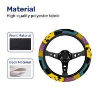 Spooky Skeleton Rag Doll Steering Wheel Cover – Universal 15 in