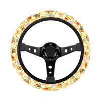 Cartoon Bear Steering Wheel Cover – Universal 15 in