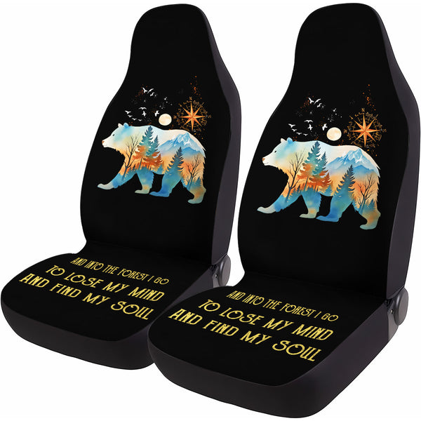 Camping Car Seat Covers – Set of 2, Universal Fit