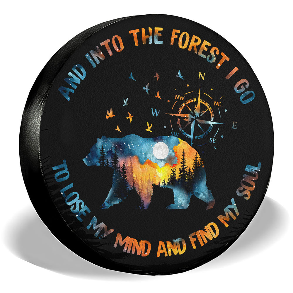Bear Inspiration Quote Spare Tire Cover – Universal Fit