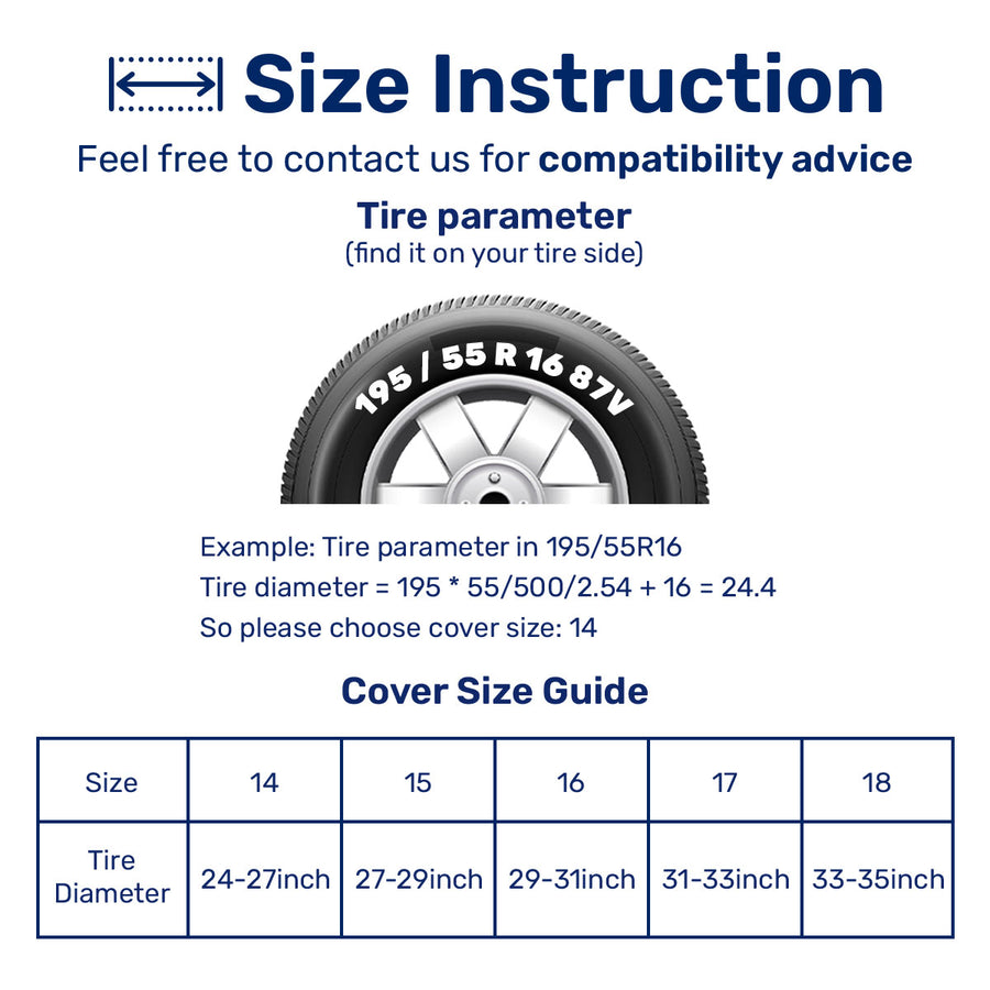 Cute Bigfoot Mountain Spare Tire Cover – Universal Fit