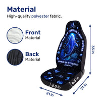 Bible Verse Car Seat Covers – Set of 2, Universal Fit