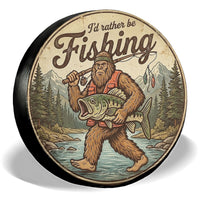 Fishing Sasquatch Spare Tire Cover – Universal Fit