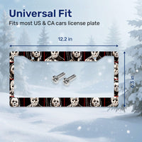 Horror License Plate Frame – Fits Standard US Plates