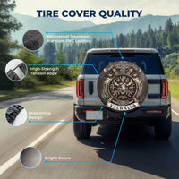 Viking Wolf Spare Tire Cover – Universal Fit
