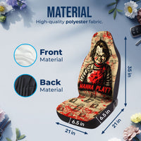 Horror Car Seat Covers – Set of 2, Universal Fit